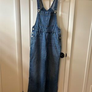 Madewell Wide Leg Overalls size 4 NWT